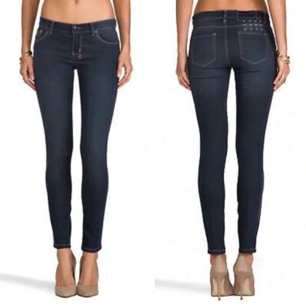 NWT KSUBI "Skinny Pins" Low Rise Dark Wash Skinny Jean Size 26